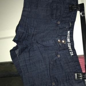 Jean stretchy shorts